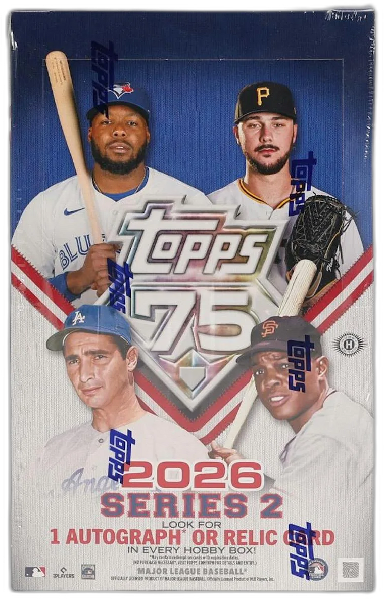 2026 Topps Series 2 Baseball Hobby Box front