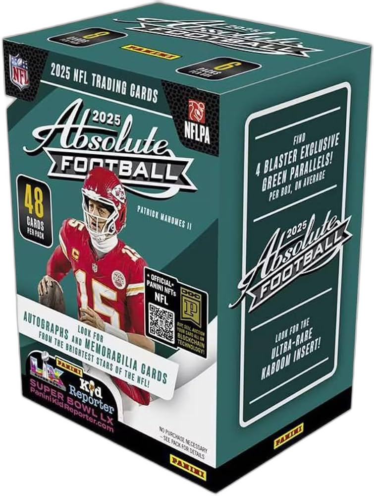 2025 Panini Absolute Football Blaster Box front