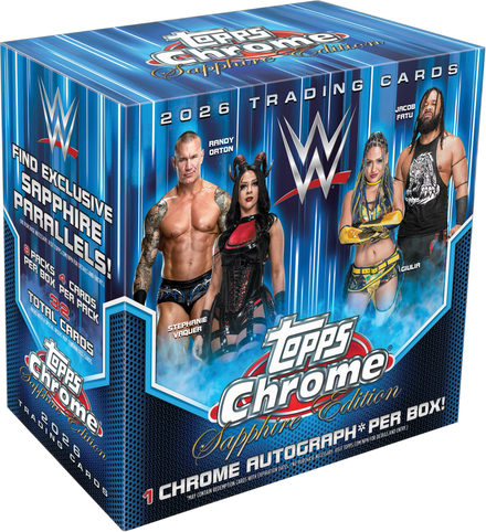 2026 Topps Chrome Sapphire Edition WWE Hobby Box