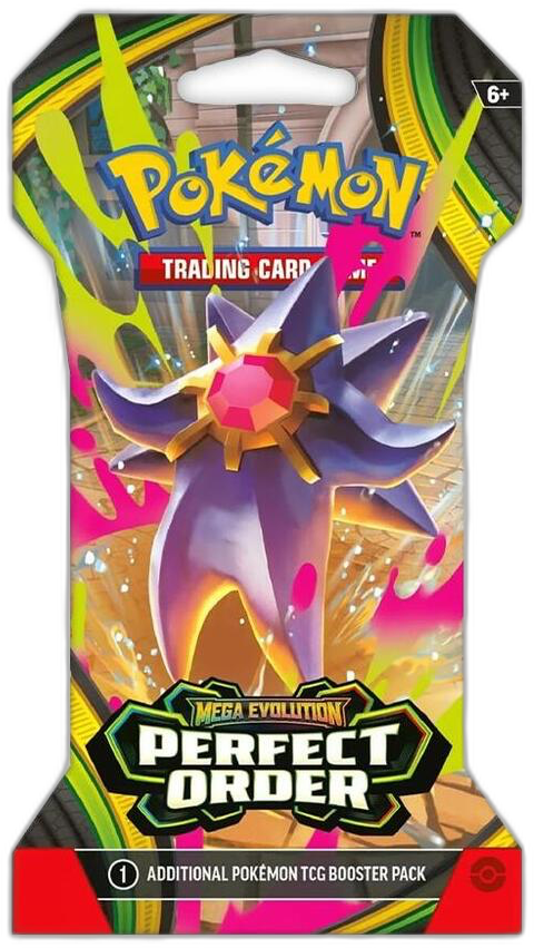 Pokémon Mega Evolution: Perfect Order Booster Pack front
