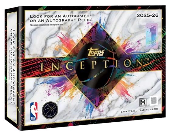 2025-26 Topps Inception Basketball First Day Issue Hobby Box front