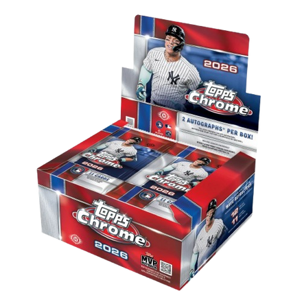 2026 Topps Chrome Baseball Jumbo Box