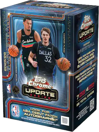2025-26 Topps Chrome Update Series Basketball Blaster Box