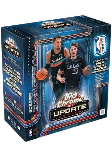 2025-26 Topps Chrome Update Series Basketball Mega Box