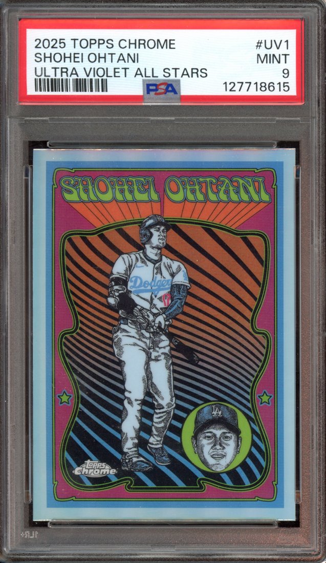 2025 Topps Chrome Ultra Violet All-Stars Shohei Ohtani #UV-1 front