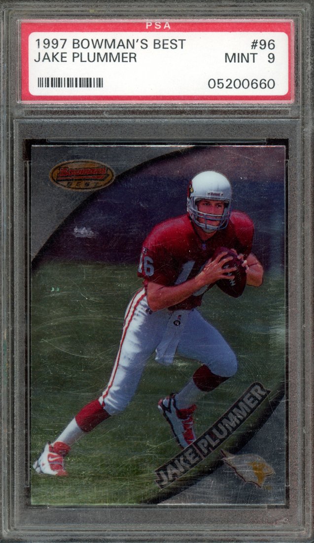 1997 Bowman's Best Jake Plummer #96 front
