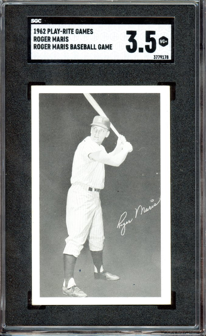 1962 Play-Rite Games Roger Maris Baseball Game Roger Maris front