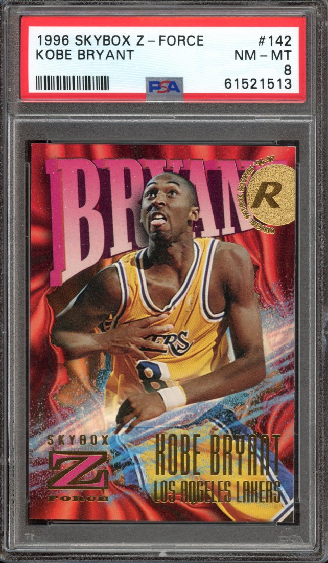 1996 Skybox Z-Force Kobe Bryant #142 front