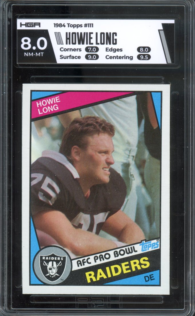 1984 Topps Howie Long #111 front
