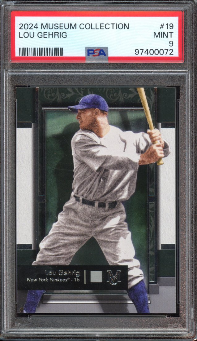 2024 Topps Museum Collection Lou Gehrig #19 front