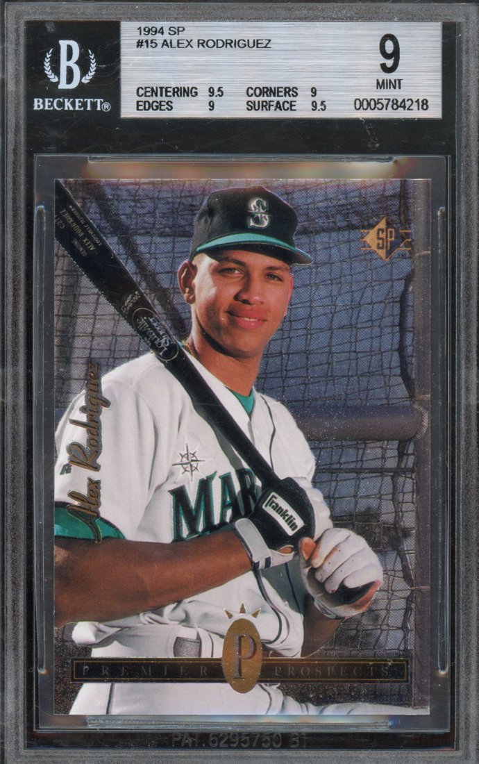 1994 SP Alex Rodriguez #15 front