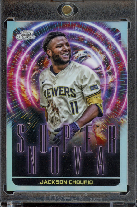 2025 Topps Chrome Super Nova Jackson Chourio #S-13