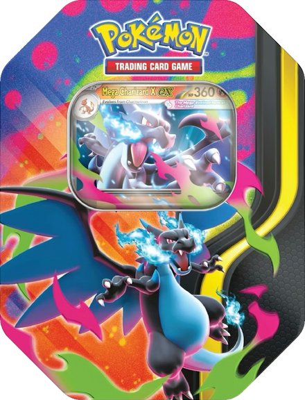 Pokémon Mega Charizard ex Tin