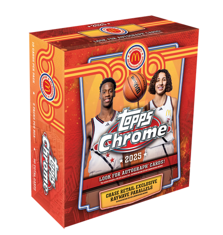 2025 Topps Chrome® McDonald’s All-American Basketball - Mega Box