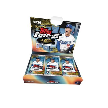 2026 Topps Finest Baseball First Day Issue Hobby Box
