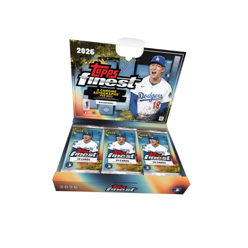 2026 Topps Finest Baseball First Day Issue Hobby Box front