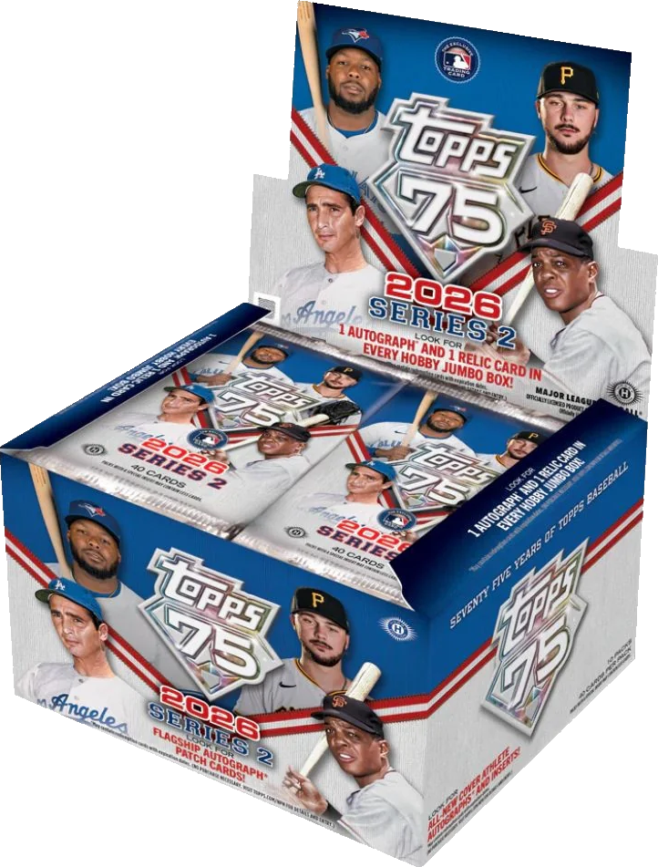 2026 Topps Series 2 Baseball Jumbo Box front