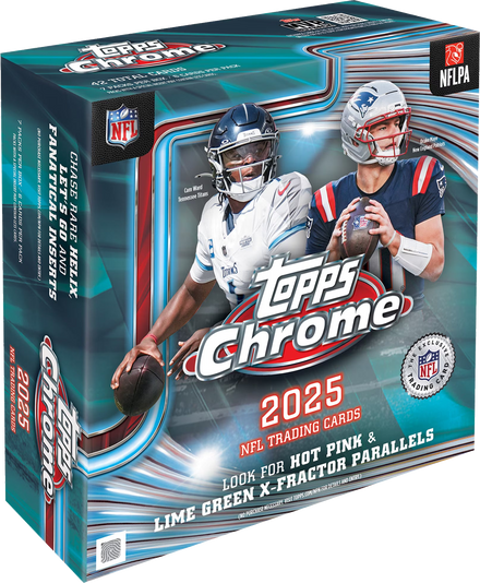 2025 Topps Chrome Football Mega Box