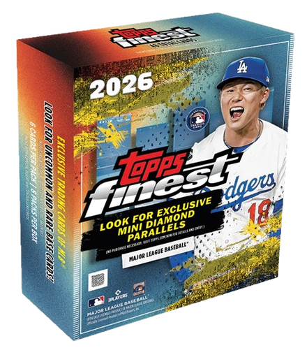2026 Topps Finest Baseball Mega Box