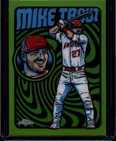2024 Topps Chrome #UV-3 Mike Trout Ultra Violet All-Stars