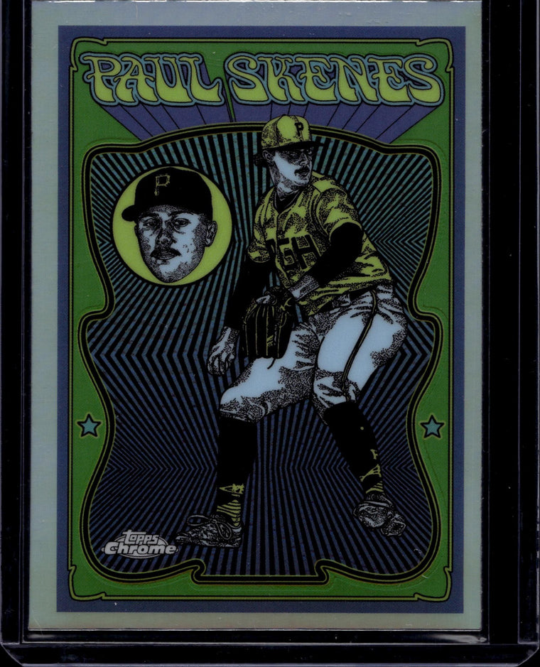 2025 Topps Chrome #UV-4 Paul Skenes Ultra Violet All-Stars front