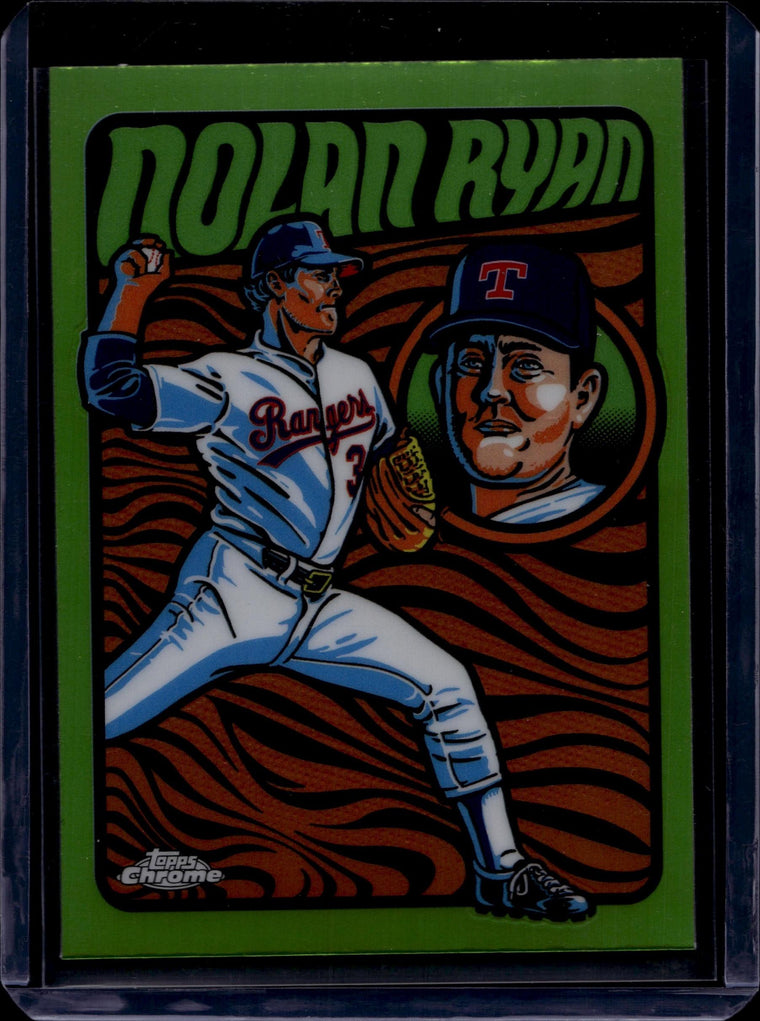 2024 Topps Chrome #UV-11 Nolan Ryan Ultra Violet All-Stars front
