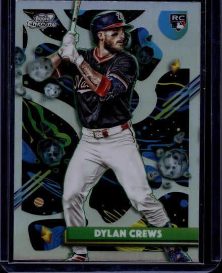 2025 Topps Chrome Cosmic #194 Dylan Crews White Hole Refractor