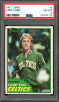 1981-82 Topps #4 Larry Bird PSA 8