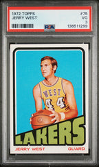1972-73 Topps #75 Jerry West PSA 3