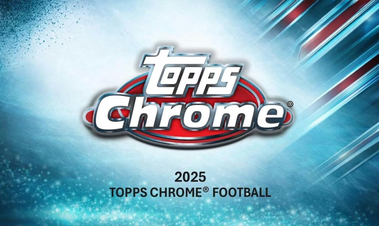 NEW 2025 CHROME FOOTBALL Card BLASTER Box,NFL is back with Topps!
