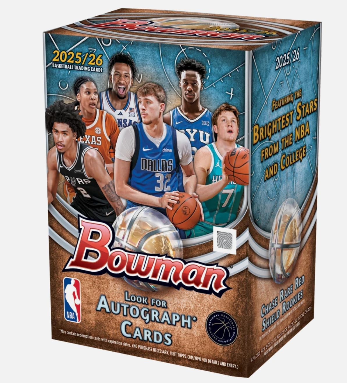 Topps 2025-26 Bowman Basketball Blaster Box