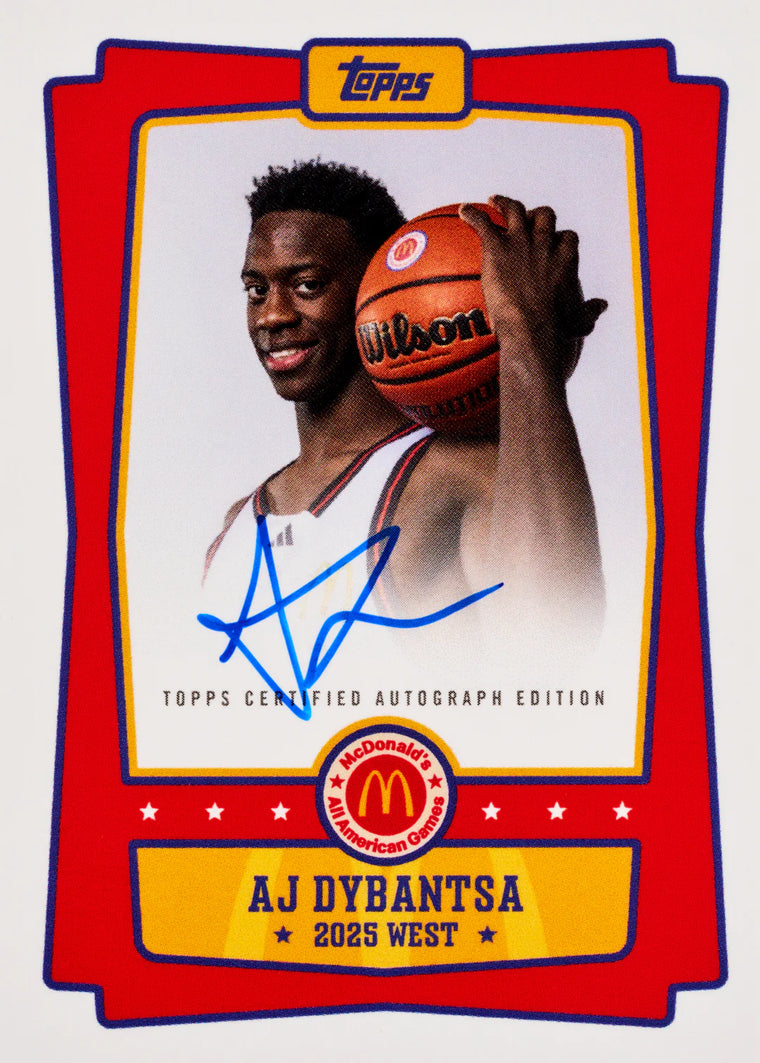 2025 Topps Chrome® McDonald’s All-American Basketball - Mega Box back