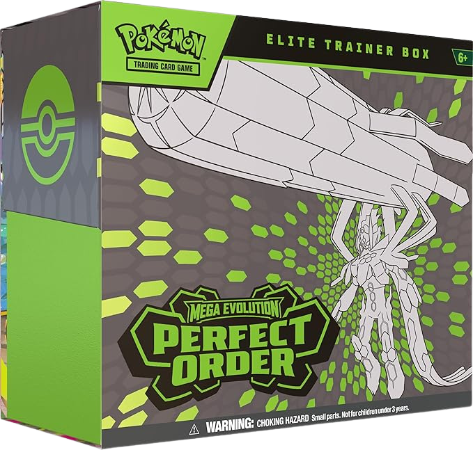 Pokémon Mega Evolution: Perfect Order Elite Trainer Box front