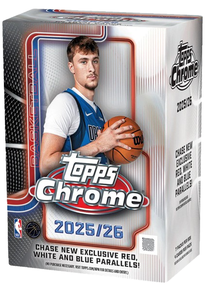 2025-26 Topps Chrome Basketball Value Box front