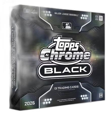 2026 Topps Chrome Black Baseball Hobby Box