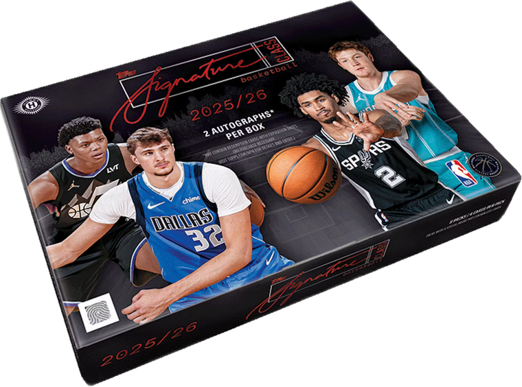 2025-26 Topps Signature Class Basketball Hobby Box front