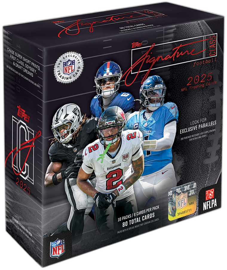 2025 Topps Signature Class Football Mega Box front