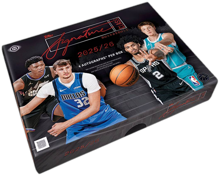 2025-26 Topps Signature Class Basketball Hobby Jumbo Box front