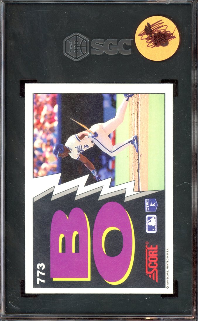 1991 Score Bo Jackson #773 Bo Breaker back