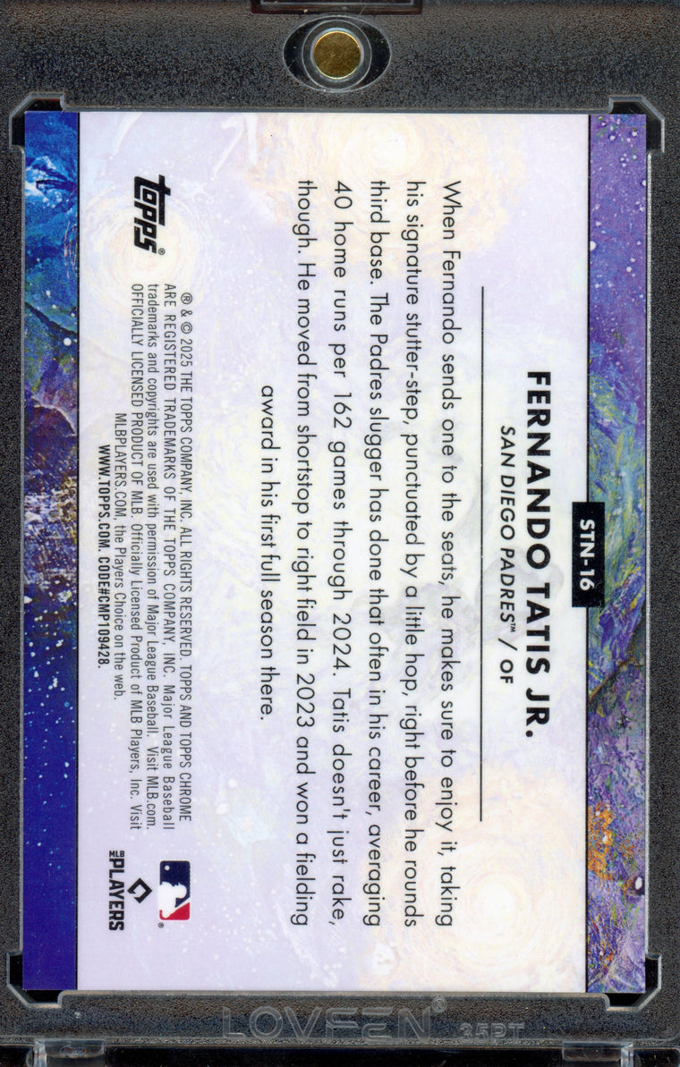 2025 Topps Chrome Starry Night Fernando Tatis Jr. #STN-16 back