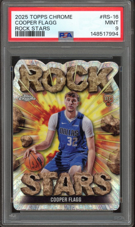 2025 Topps Chrome Rock Stars Cooper Flagg #RS-16