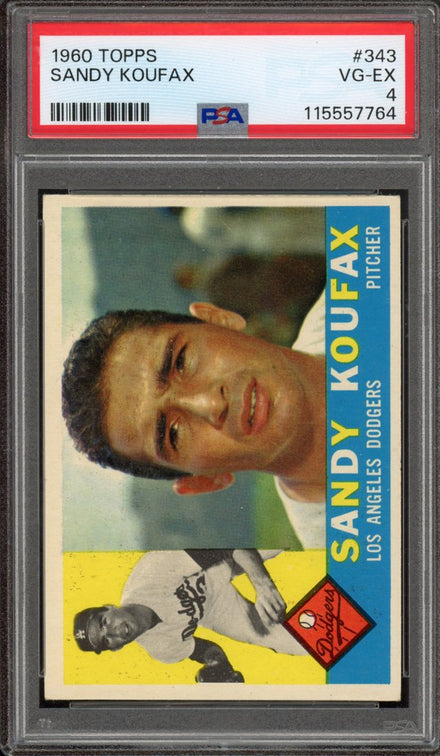 1960 Topps Sandy Koufax #343