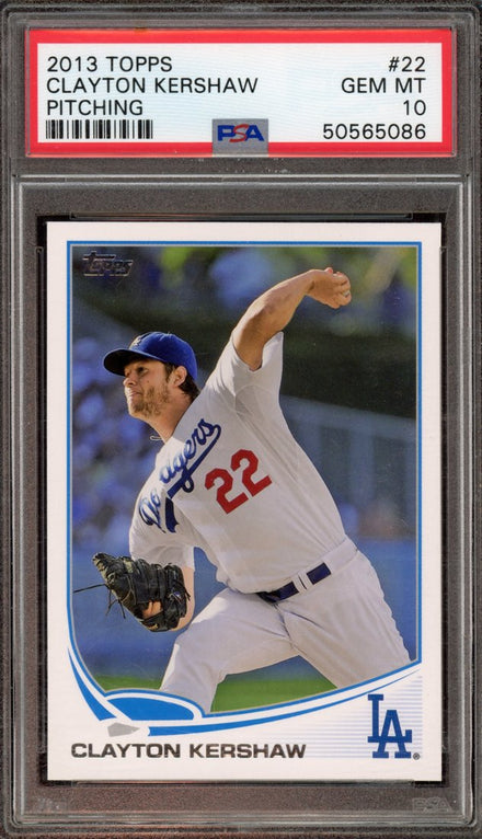 2013 Topps Clayton Kershaw #22