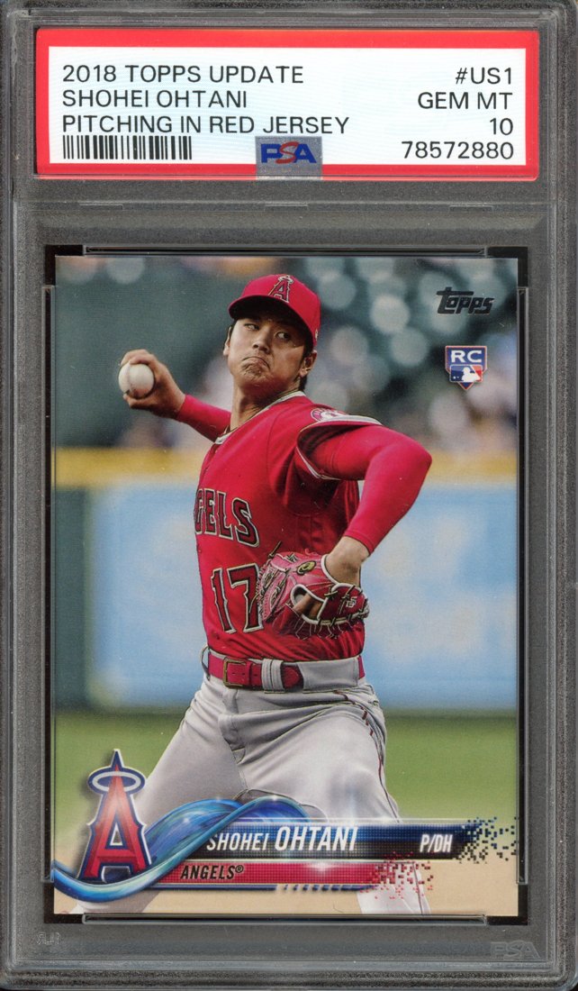 2018 Topps Update Shohei Ohtani #US1 front