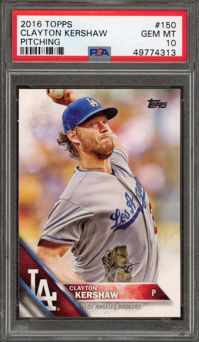 2016 Topps Series One Clayton Kershaw #150 front