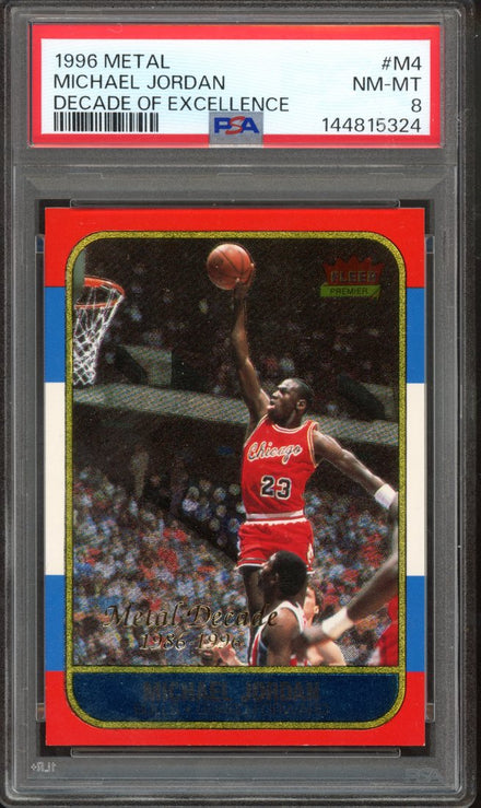 1996 Fleer Metal Decade of Excellence Michael Jordan #M4