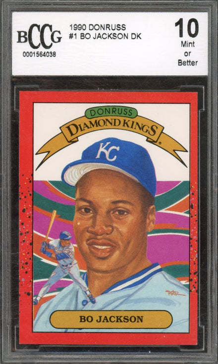 1990 Donruss Bo Jackson #1 Diamond Kings