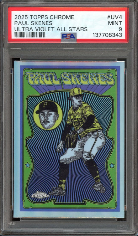 2025 Topps Chrome Ultra Violet All-Stars Paul Skenes #UV-4