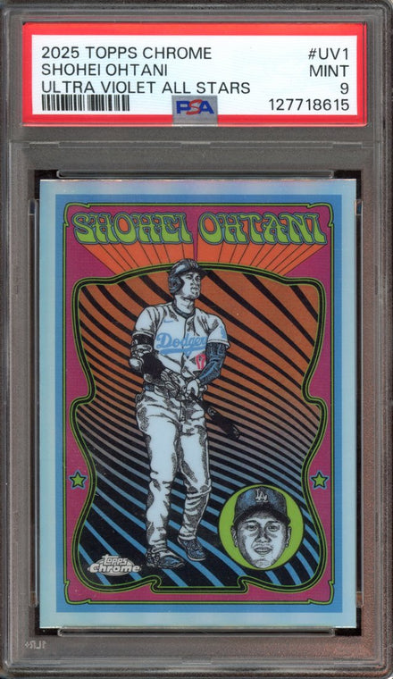 2025 Topps Chrome Ultra Violet All-Stars Shohei Ohtani #UV-1