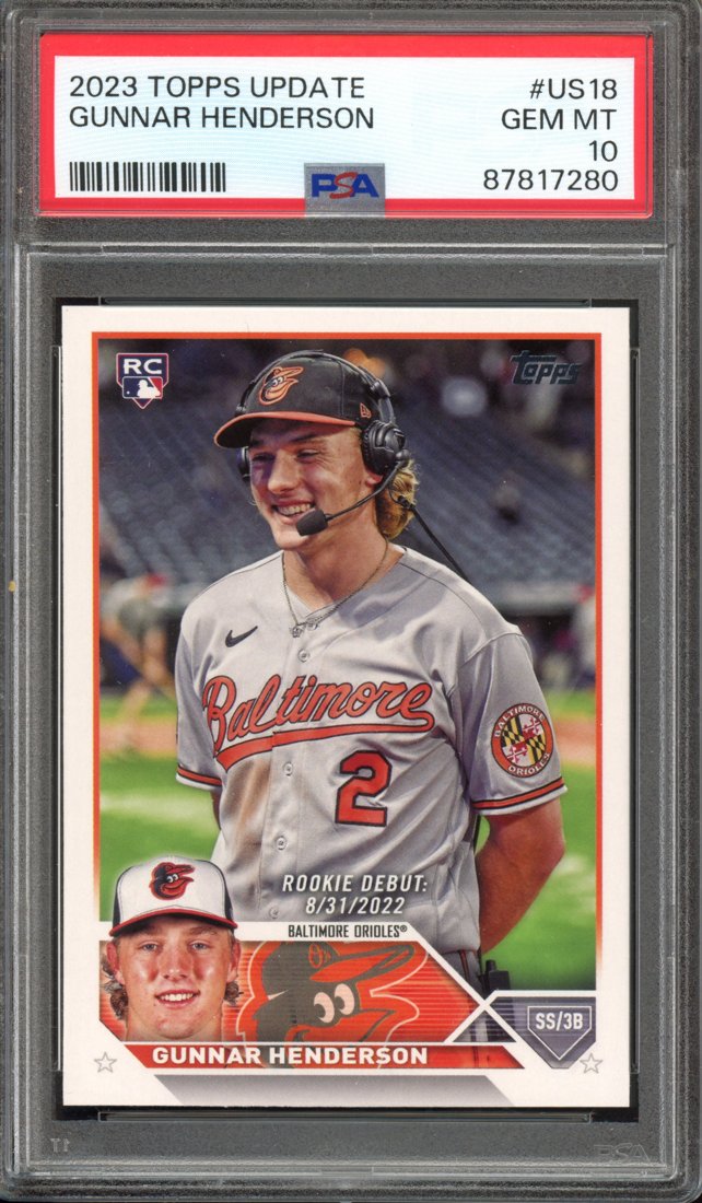 2023 Topps Update Gunnar Henderson #US18 front